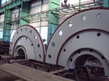 Turbine cover for hydroelectric power plant, max. power 108 MW